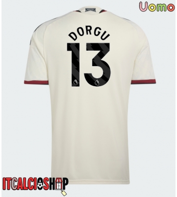 Manchester United Patrick Dorgu #13 Terza Maglia 2026-27 Manica Corta